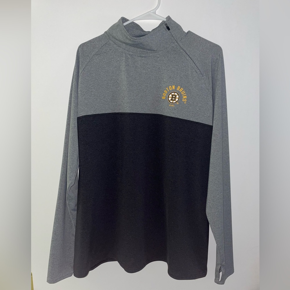 Bruins long sleeve with side zip